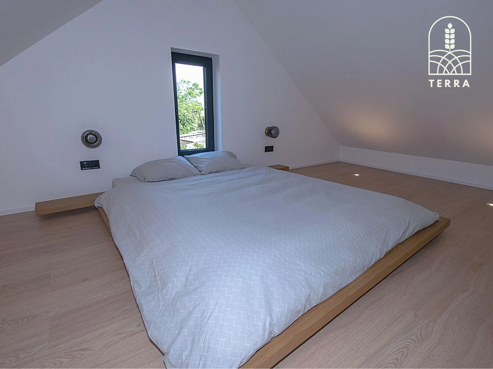 The loft under the roof — Terra House, Ventspils